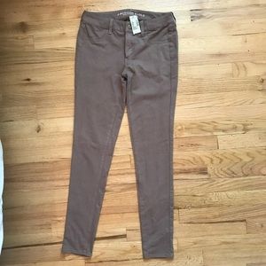 NWT Tan American Eagle Jeggings